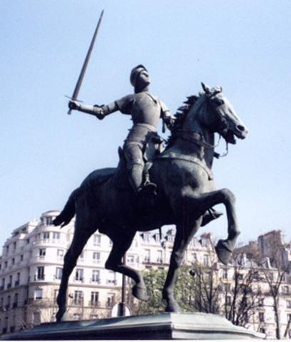 Saint Joan of Arc officially beatified by Pope Pius X