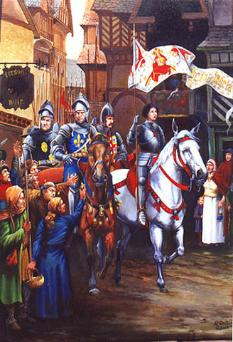 Joan is sold to English by the Duke of Burgundy