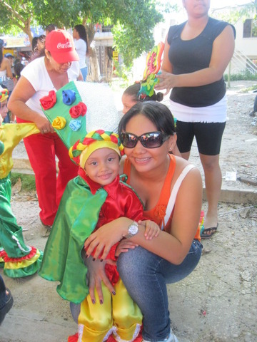 Party time with my mother