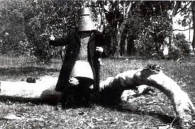 Ned Kelly assaults a Pig Farmer