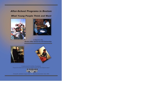 After-School Programs: What young people think and want