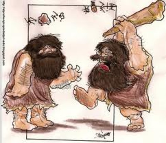 EXPRESIONES GUTURALES por los allazgos se dice que se dio inicio en el periodo Eolítico (un millón a 300,000 años A.C.) y del Paleolítico  inferior (300,000 A 25,000 A.C.)