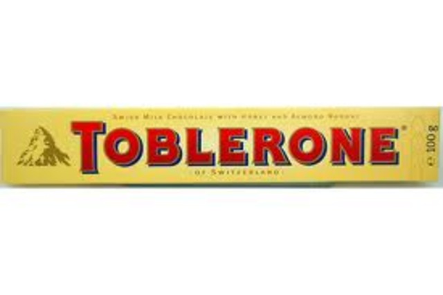 1908 - Toblerone is created by Theodore Tobler