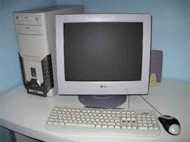 Meu marido comprou um computador ultra moderno na época