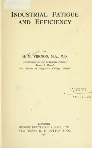 La influencia de las pausas de descanso y los cambios de postura sobre la capacidad de trabajo formuscular