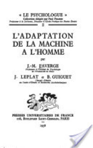 Adaptación del hombre a la máquina