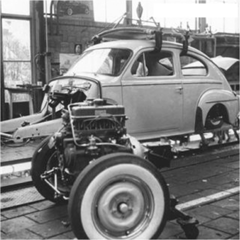 Unidades de producción en volvo