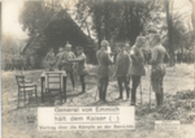 The start of World War I