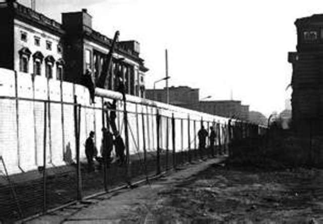 Berlin Wall Erected