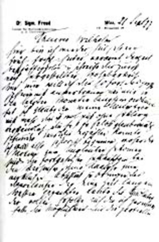 Freud begins his self-analysis.