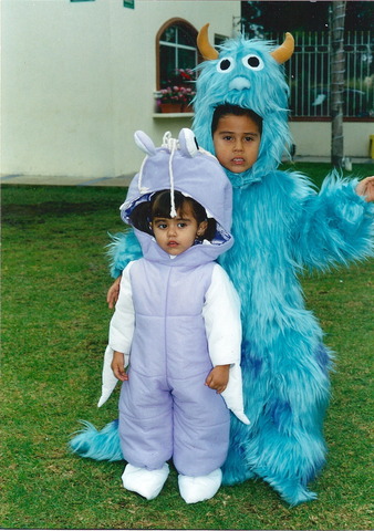 My first sister was born.