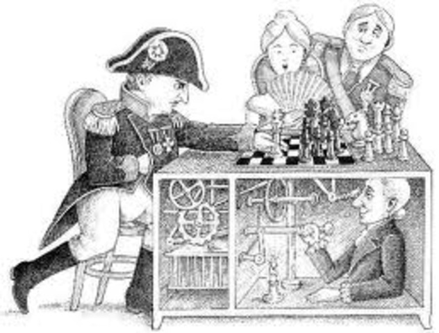 El Jugador de Ajedrez Autómata, "El Turco", fue inventado por el Barón Wolfgang von Kempelen