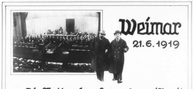 Weimar Republic Begins