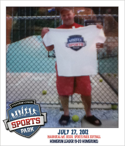 Inaugural Homerun Champion, Mt. Creek Sports Park