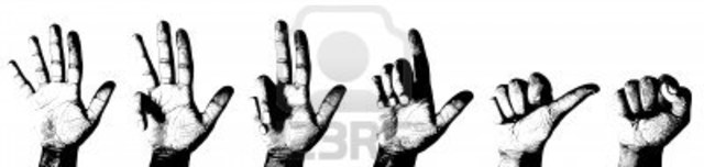 Conteo con los dedos