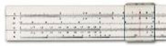 Siglo XVII William Oughtred. La regla deslizante