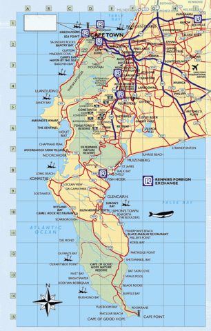 Anchors in Table Bay, Cape Town for supplies