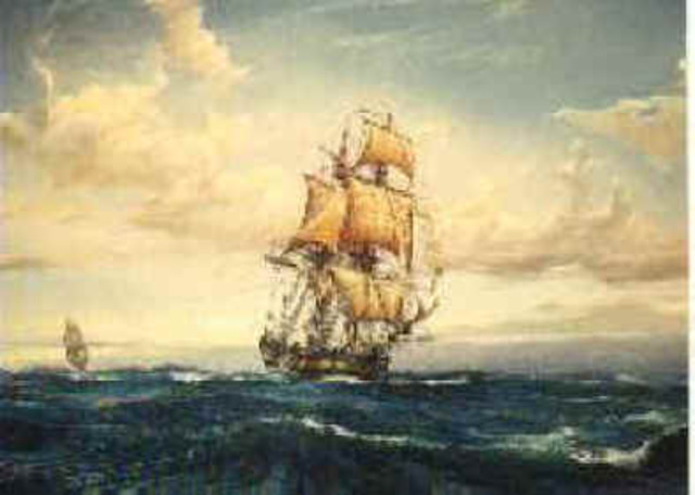 Departing the Canary Islands