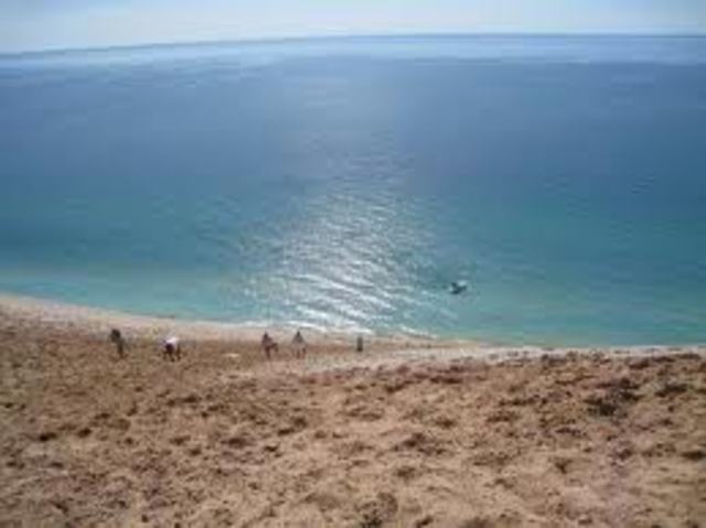 Went swimming at south pit