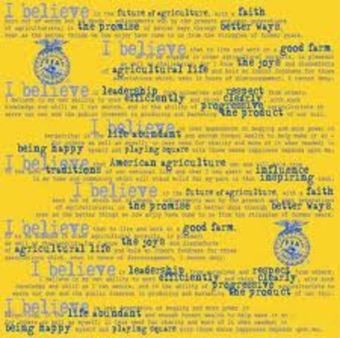 Offical FFA Creed