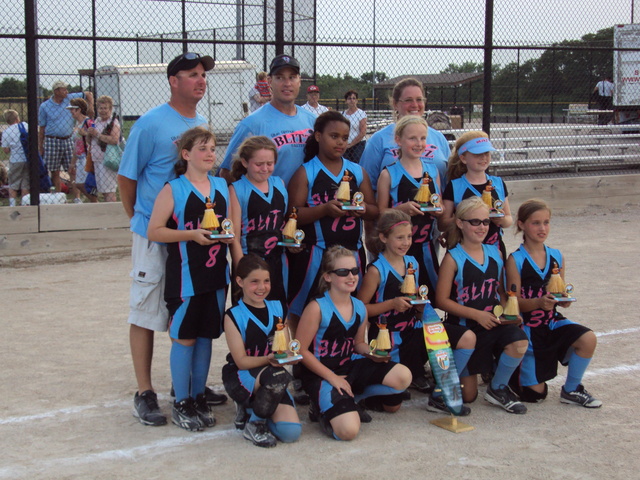 My comp. softball team, the Blitz, is born.