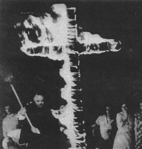 KKK Burning the Cross