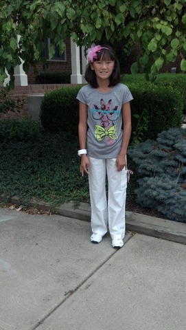 First day of fifth grade!!