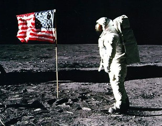 Americans Landing On The Moon
