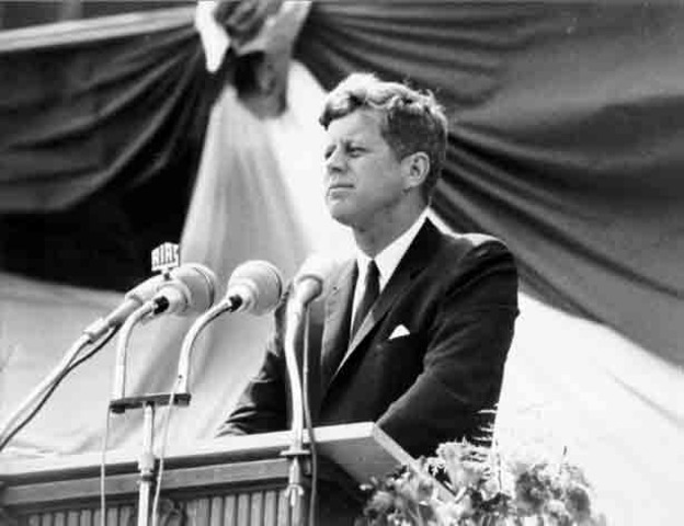 JFK becomes the 35th President of the United States