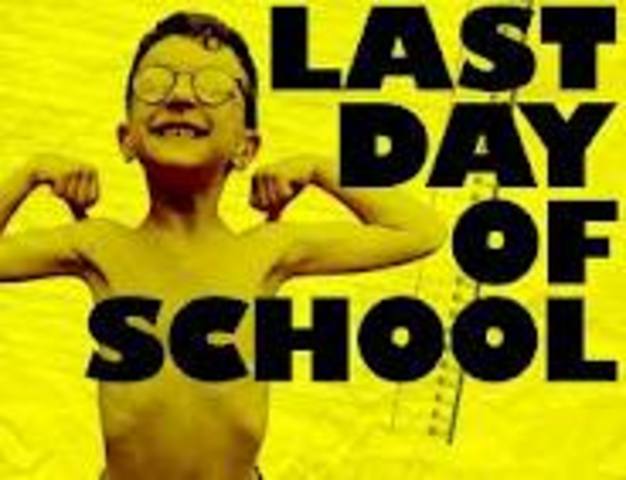 Last day of school as 7th grader