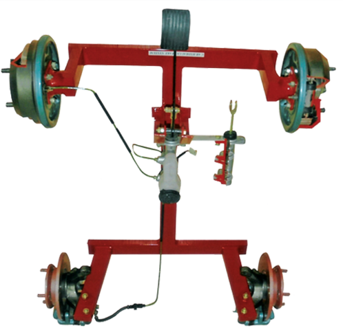 The use of the four wheel hydraulic brake