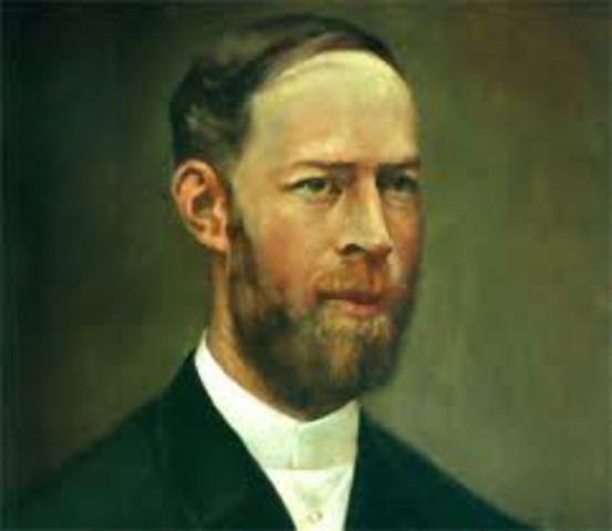 El físico alemán Heinrich Hertz descubrió las ondas de radio.