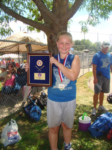 Won 2nd place in USSSA tournament