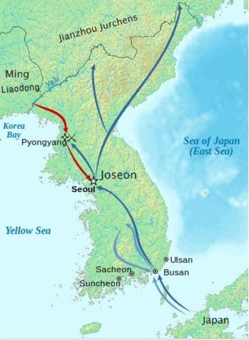 Japanese Invasion to Korean (Imjin War)