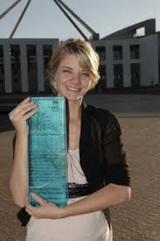 When she was offered the award