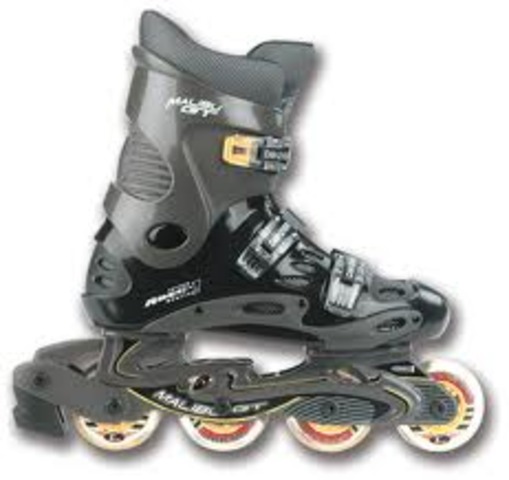 Roller blades invented