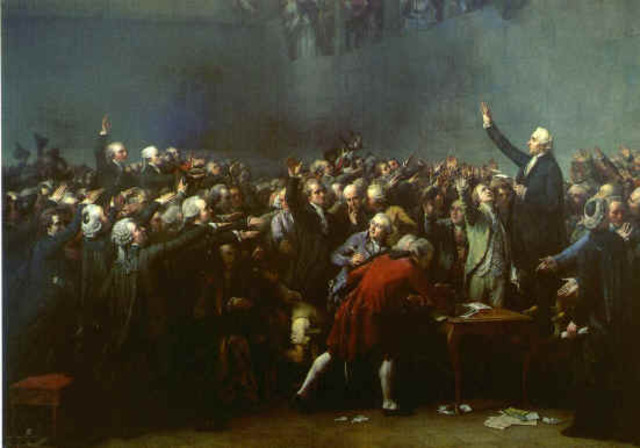 Nationale vergadering schaft privileges af.