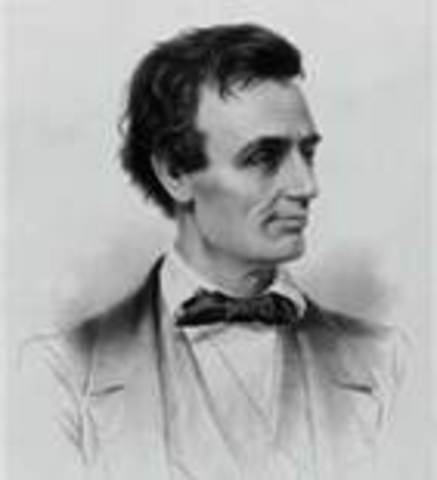 Abraham Lincoln wins the Presidential Election