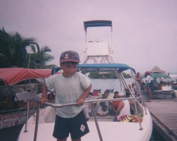 mi primera montada en lancha