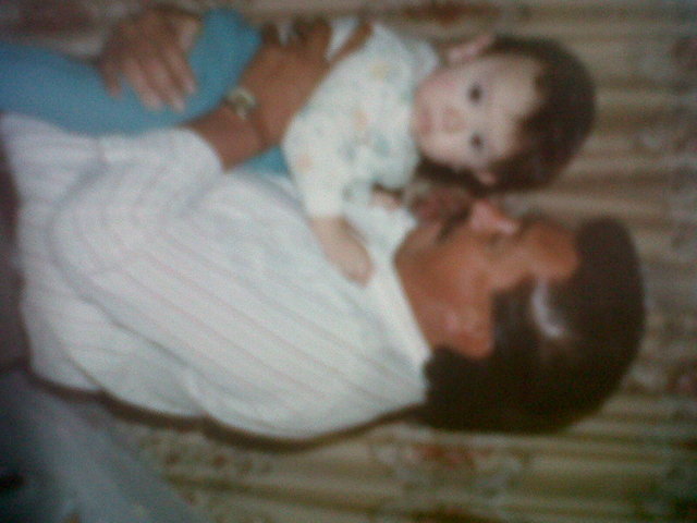 mi papa el dia de mi 3 cumpleaños