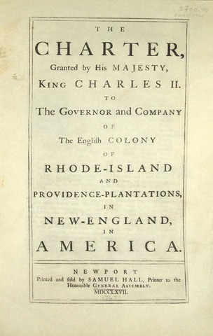 Establishment of Rhode Island