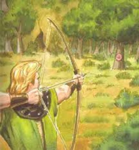 First appearance of Robin Hood in literature