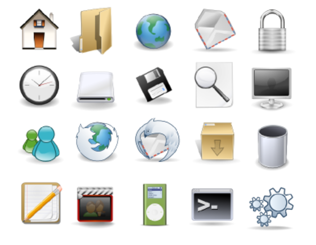 Se añadieron iconos al escritorio