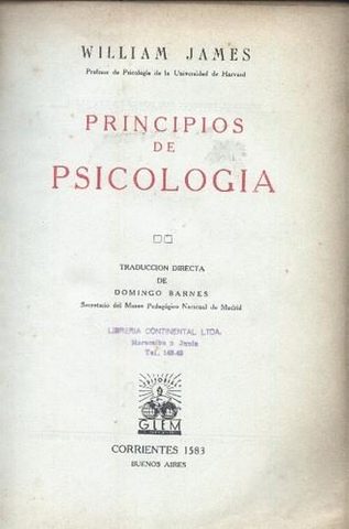 Principios de Psicologia - Wiiliam James