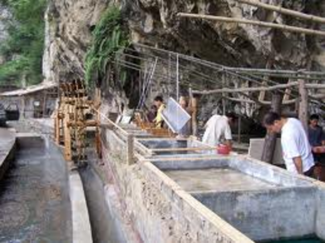 Paper is mass produced in Spain