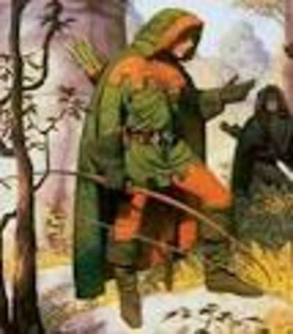 First appearance of Robin Hood in literature