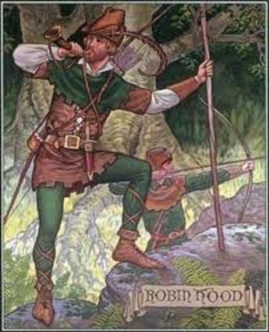 First appearance of Robin Hood in literature