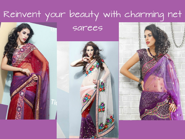 Charming Net Saree Collection