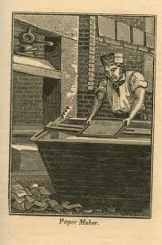 paper is first mass-produced in Spain