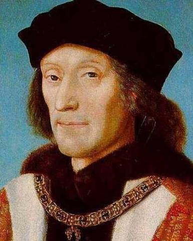 1st Tudor king, Henry VII, is crowned